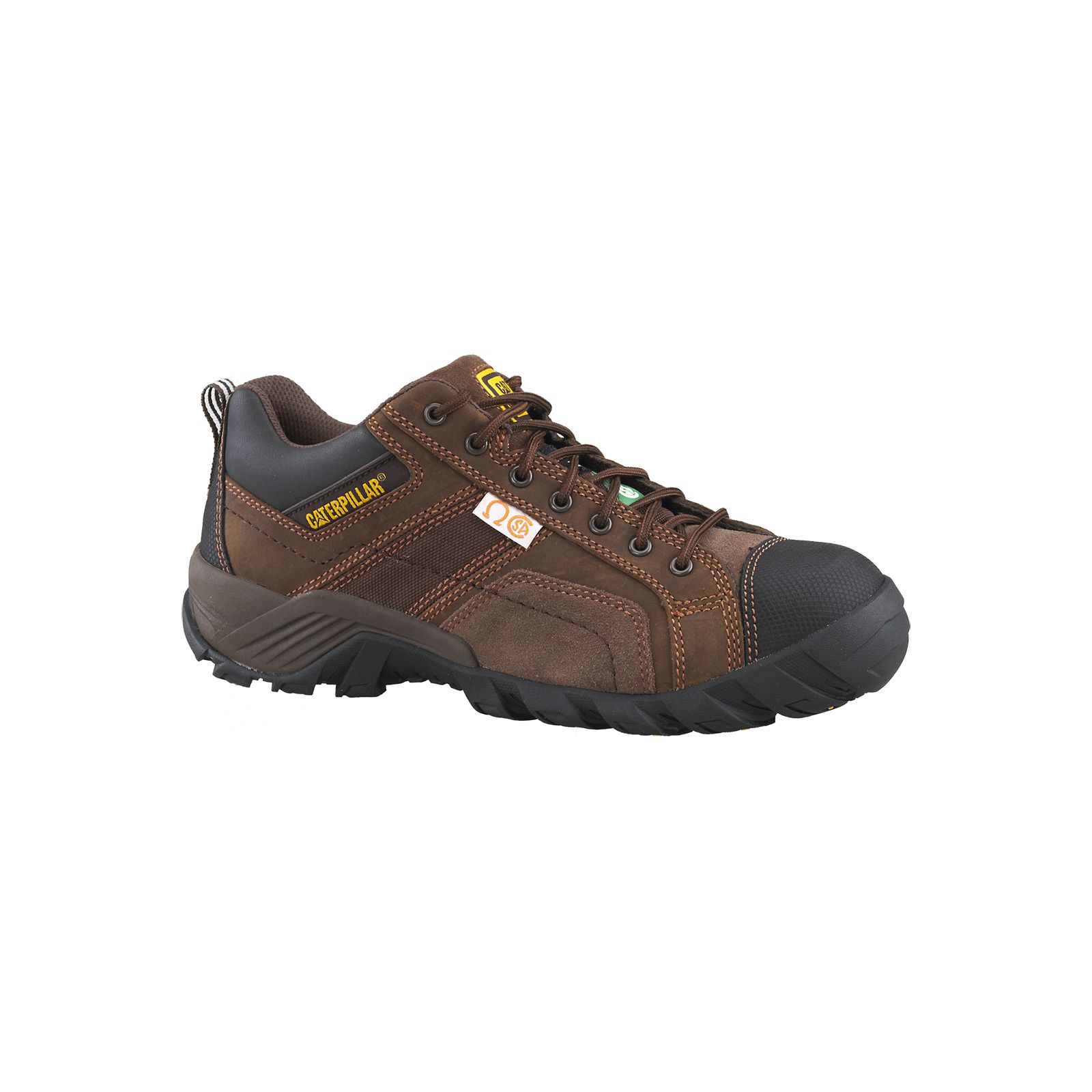 Caterpillar Men's Argon Csa (Composite Toe, Non Metallic) Work Shoes Dark Brown CAT-96257